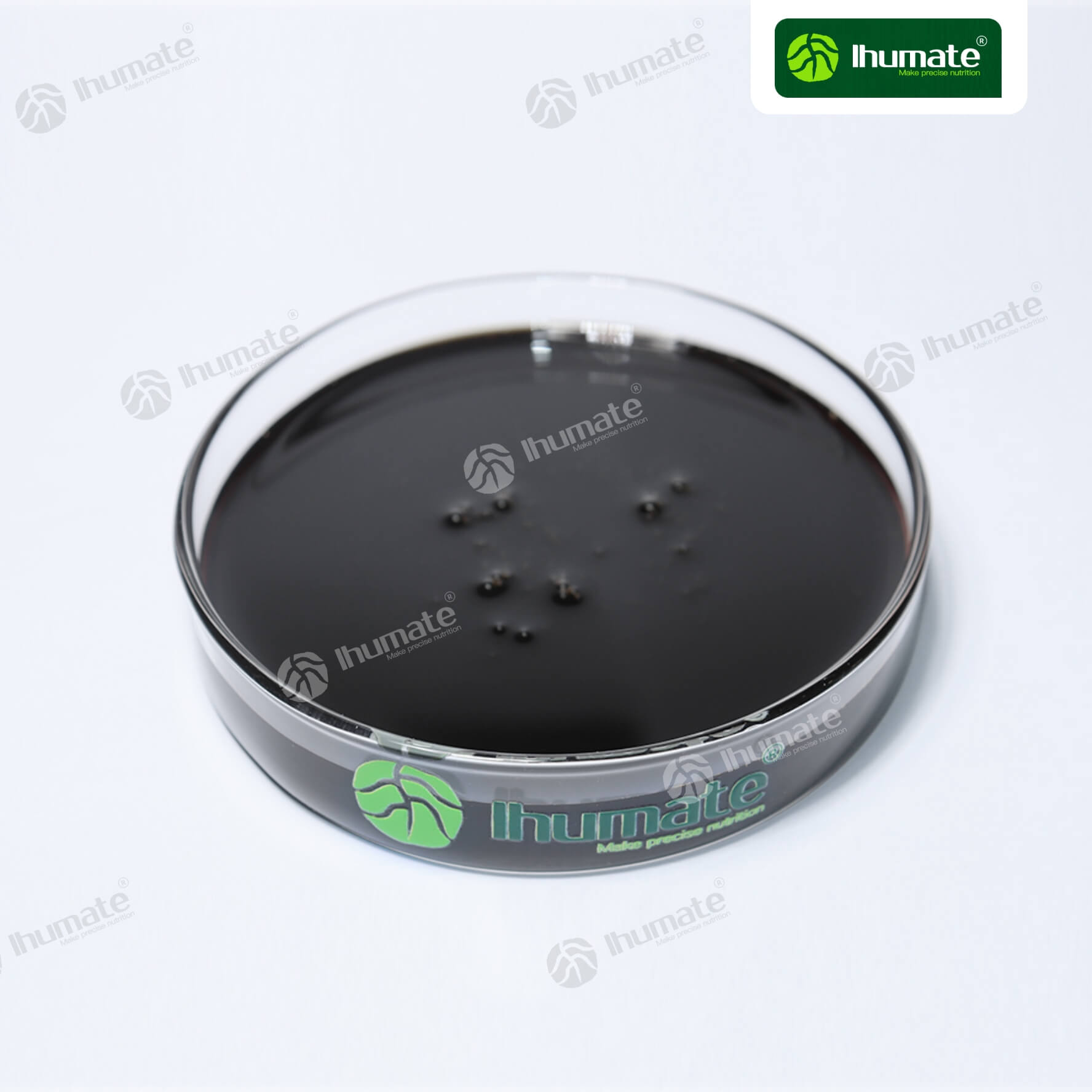 Ihumate Biostimu liquid product front view, 1L/10L bottles, rich in various bioactive substances