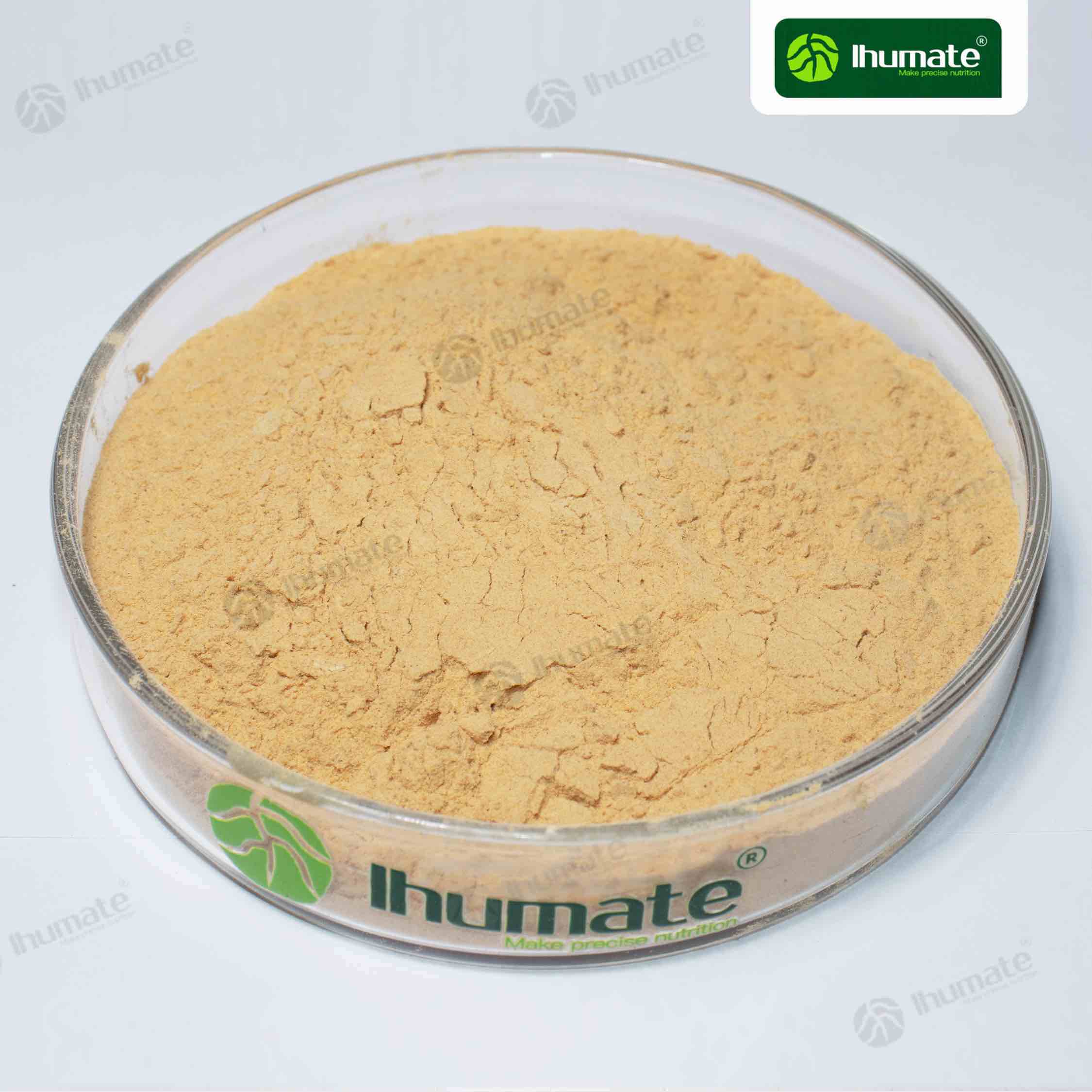 Front view of Ihumate chitosan oligosaccharide powder, natural biostimulant