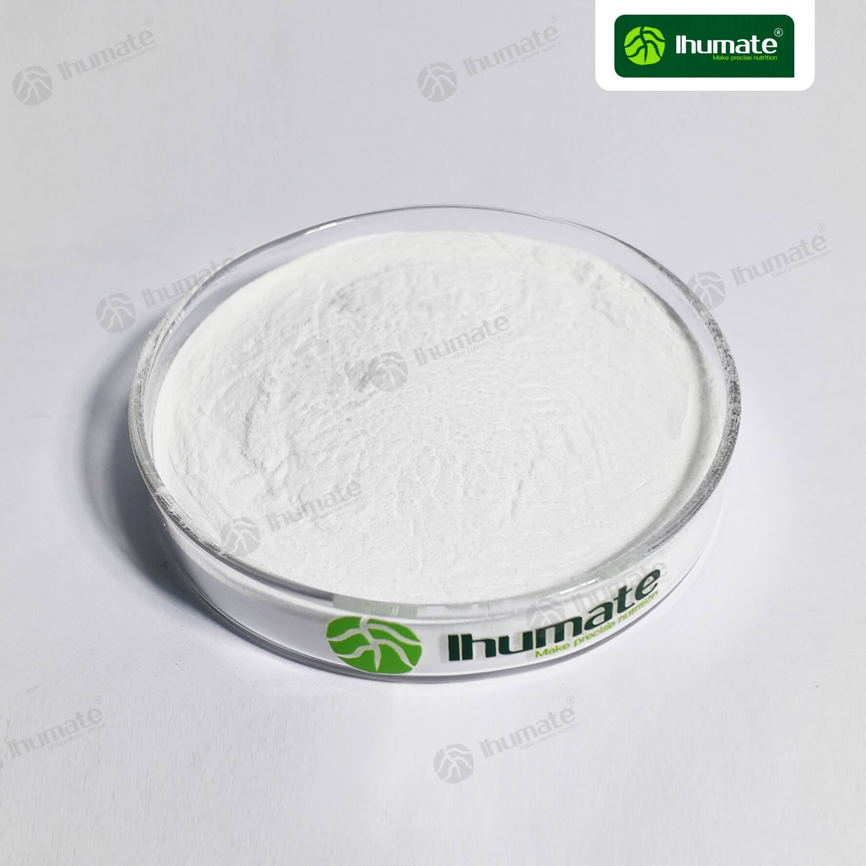 Front view of Ihumate EDTA chelated calcium, Ca min 10%, fully water‑soluble micronutrient fertilizer