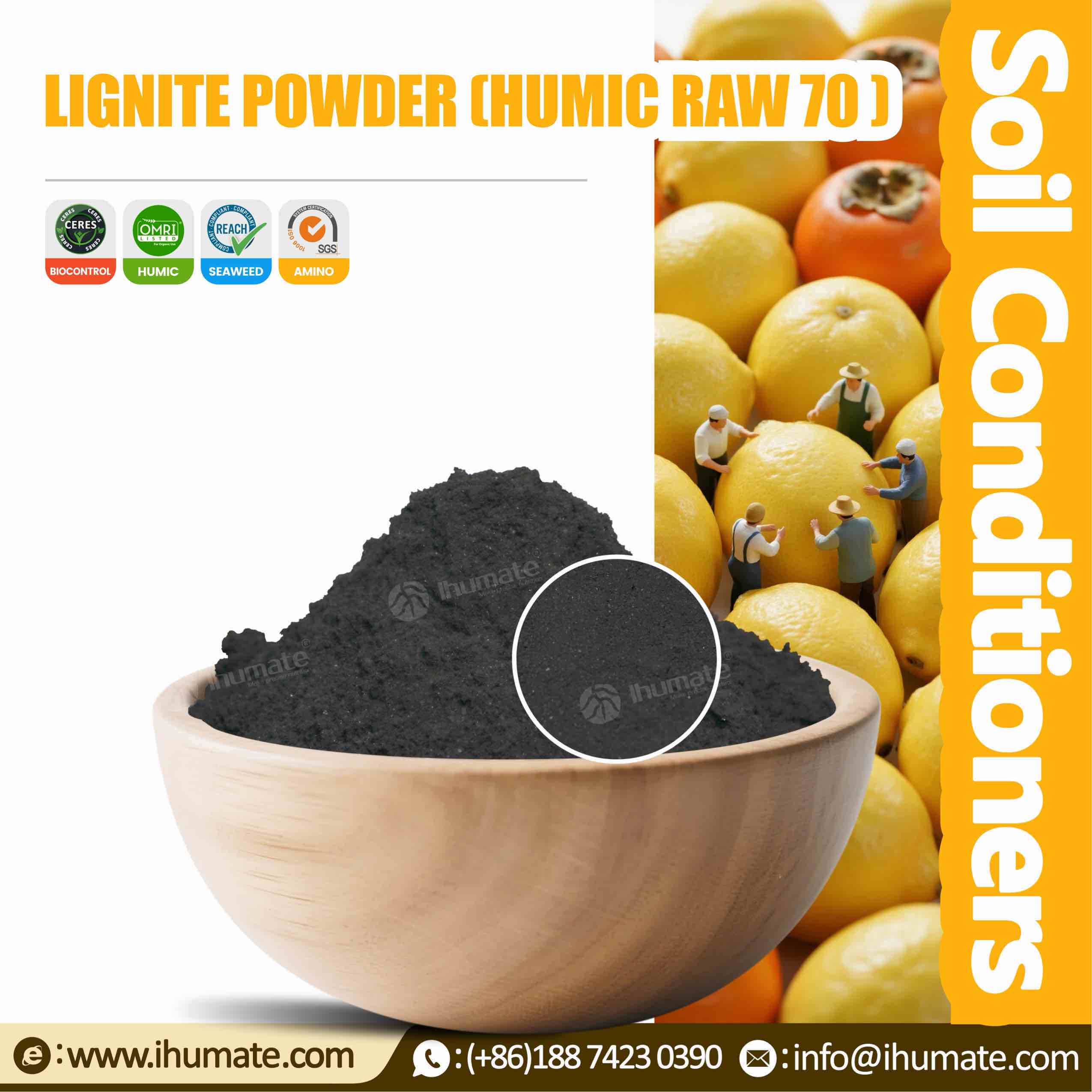 Ihumate Lignite Humic Acid Powder