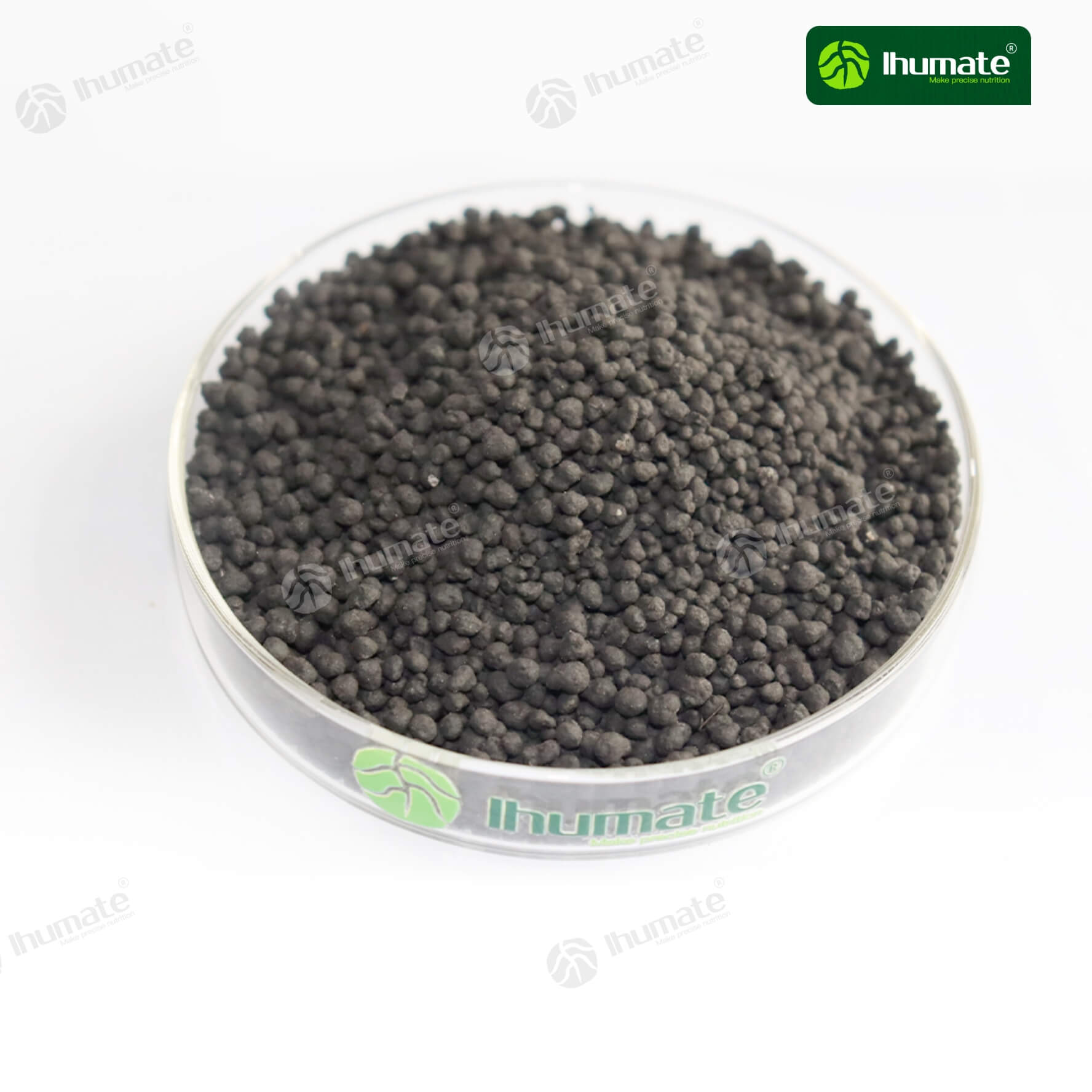 Ihumate high-quality black glossy Potassium Fulvate Organic Balls for soil improvement