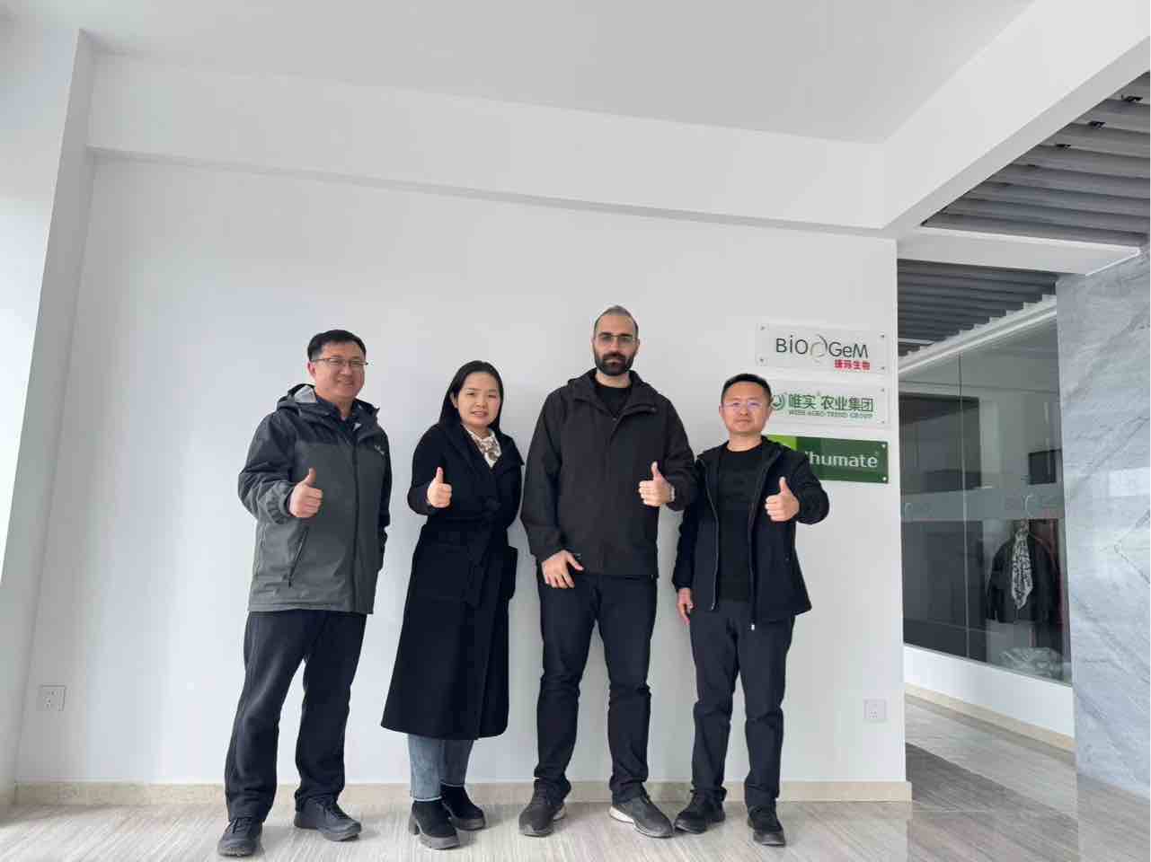 Iranian Clients Visit Ihumate Liquid Fertilizer Factory